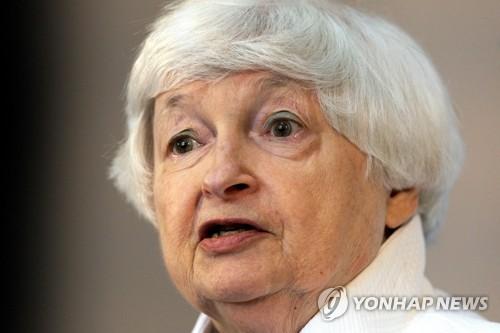 옐런 미국 재무부 장관[EPA 연합뉴스 자료사진. 재판매 및 DB 금지]