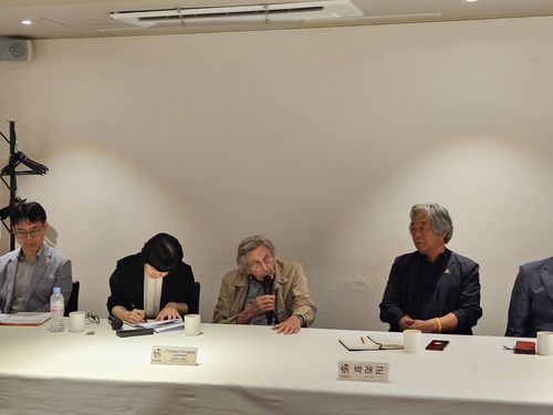 더글러스 러미스 오키나와 국제대학 교수[촬영 정윤주]