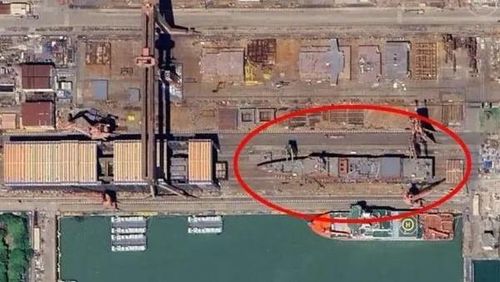 중국이 건조 중인 신형 해경선 추정 선박[홍콩 성도일보 캡처. 재판매 및 DB 금지]