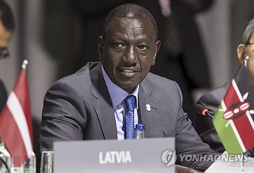 윌리엄 루토 케냐 대통령[AP 연합뉴스 자료사진. 재판매 및 DB 금지]