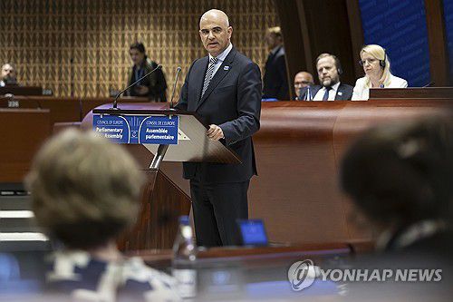 알랭 베르세 유럽평의회 신임 사무총장[AP 연합뉴스 자료사진. 재판매 및 DB 금지]