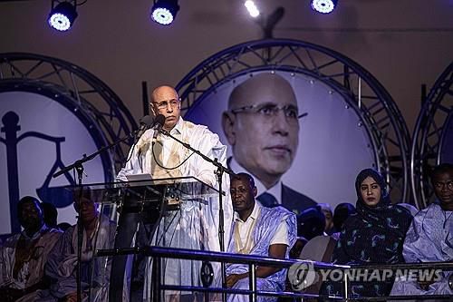 연임에 도전하는 무함마드 울드 가주아니 모리타니 대통령[AFP 연합뉴스 자료사진. 재판매 및 DB 금지]