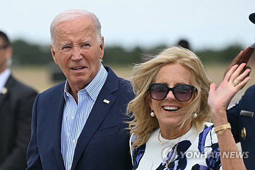 바이든 대통령 부부[AFP 연합뉴스. 재판매 및 DB 금지]