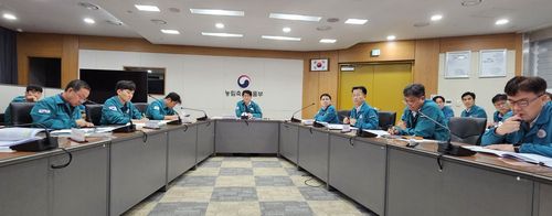 중앙사고수습본부 회의[ASF 중앙사고수습본부 제공. 재판매 및 DB금지]