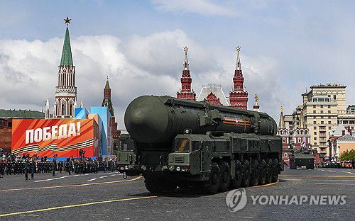 야르스 ICBM 발사대[타스 연합뉴스 자료사진. 재판매 및 DB 금지]