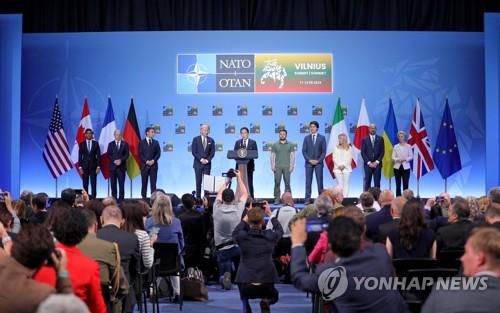 작년 7월 리투아니아에서 열린 나토 정상회의[EPA 연합뉴스 자료사진]