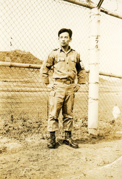 전방에서 ROTC 장교로 근무할 때 김홍신 [본인 제공]