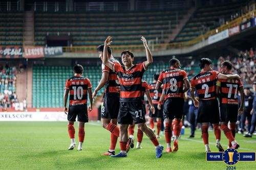 멀티골로 포항 승리 이끈 정재희 [대한축구협회 제공. 재판매 및 DB 금지]