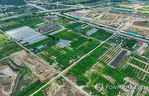 3기 신도시 (남양주=연합뉴스) 김도훈 기자 = 사진은 14일 촬영한 남양주왕숙 A1지구. 2024.7.14 superdoo82@yna.co.kr