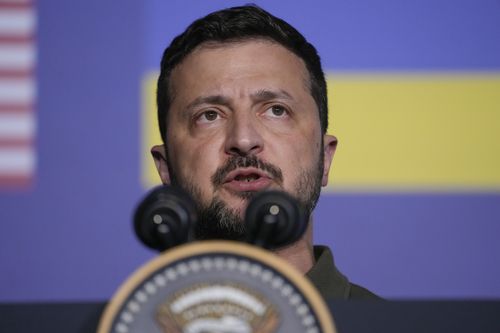 볼로디미르 젤렌스키 우크라이나 대통령[AP=연합뉴스. 자료사진]