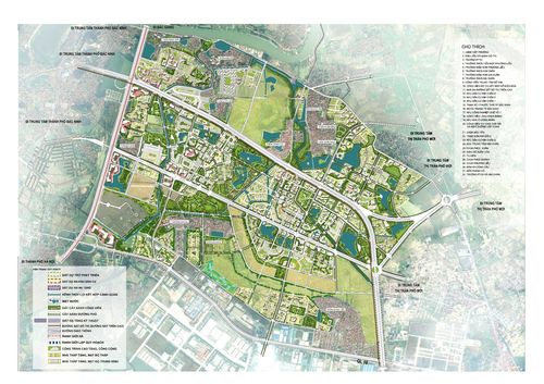 베트남 박닌성 동남신도시 계획도[LH 제공. 재판매 및 DB 금지]