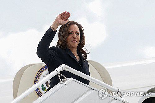 대선 도전하는 카멀라 해리스 미국 부통령[로이터=연합뉴스. 재판매 및 DB 금지]