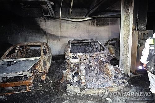 사고차량 [연합뉴스 자료사진]