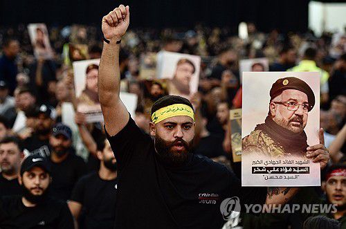 이스라엘의 지휘관 암살에 이미 별도의 보복을 다짐한 헤즈볼라 [EPA 연합뉴스 자료사진. 재판매 및 DB 금지]