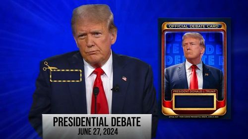 트루스 소셜에 올라온 디지털 카드 판매 홍보 영상 [트루스 소셜 캡쳐. 재판매 및 DB 금지]