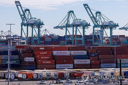 미국 로스앤젤레스의 항만[로이터 연합뉴스 자료사진. 재판매 및 DB 금지]