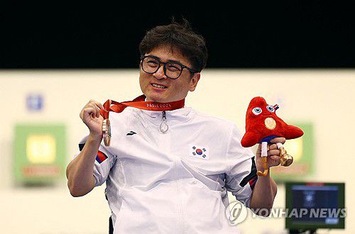 동메달 획득한 서훈태[로이터=연합뉴스]