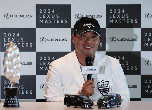 기자회견 하는 이승택[KPGA 제공. 재판매 및 DB 금지]