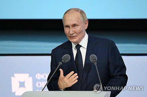 블라디미르 푸틴 러시아 대통령[AFP/크렘린풀 연합뉴스 자료사진. 재판매 및 DB 금지]