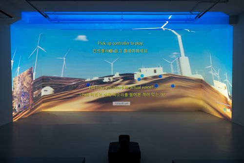 비디오 게임 작업 '지프자파-비디오 게임 에세이' 전시 모습[바라캇컨템포러리 제공. 재판매 및 DB 금지]