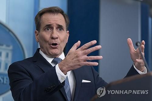 존 커비 미국 백악관 NSC 국가안보 소통보좌관[AP=연합뉴스 자료사진. 재판매 및 DB 금지]