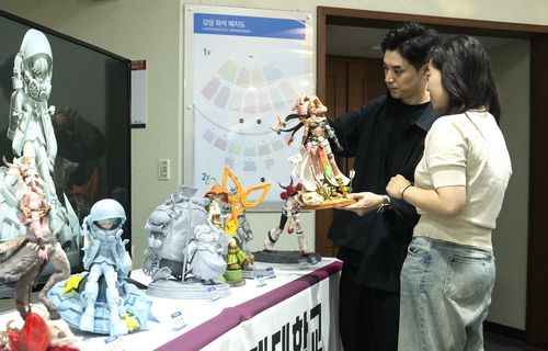 대전 특수영상영화제 캐릭터 스태츄 체험부스[배재대 제공. 재판매 및 DB 금지]