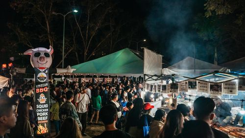 미주지역 최대 한인축제 'LA한인축제' 찾은 교민들[LA한인축제재단 제공.재판매 및 DB 금지]