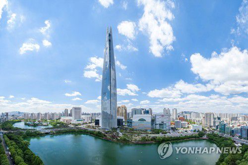 서울 잠실 롯데월드타워[롯데물산 제공. 재판매 및 DB 금지'