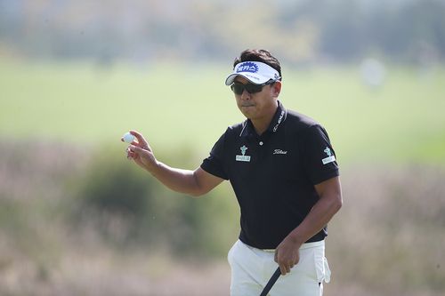 박상현의 버디 세리머니.[KPGA 제공. 재판매 및 DB 금지]