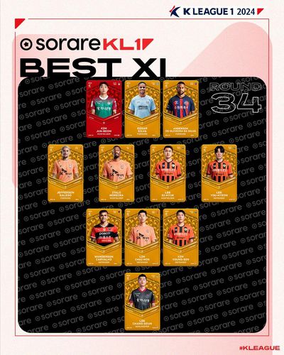 K리그1 34라운드 베스트 11[한국프로축구연맹 제공. 재판매 및 DB 금지]