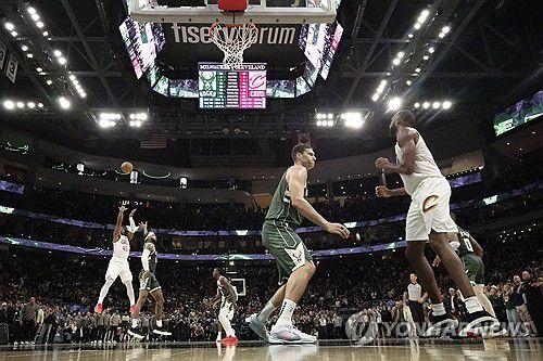 결승 골을 넣은 도너번 미첼[AP=연합뉴스]