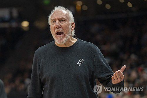포퍼비치 샌안토니오 감독[AP=연합뉴스]