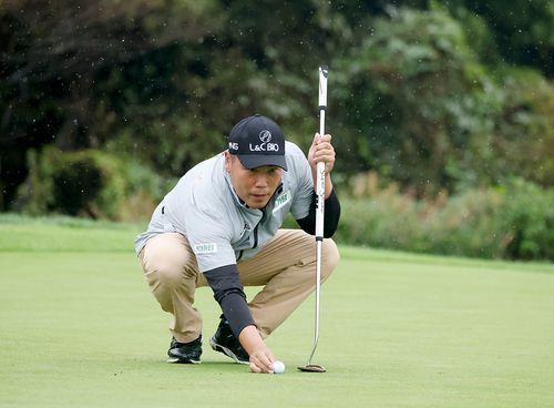 브룸스틱 퍼터를 사용하는 이대한.[KPGA 제공. 재판매 및 DB 금지]