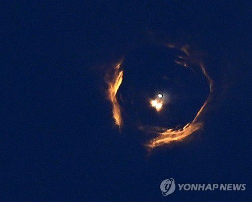 우주로 발사된 스타십 로켓[UPI=연합뉴스. 재판매 및 DB 금지]