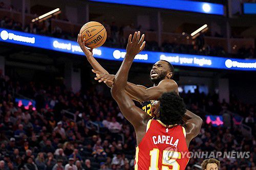 골든스테이트 앤드루 위긴스의 슛[게티이미지/AFP=연합뉴스]