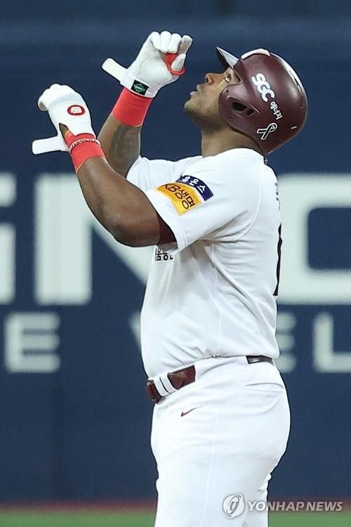 2022년 키움에서 뛸 당시의 푸이그[연합뉴스 자료사진]