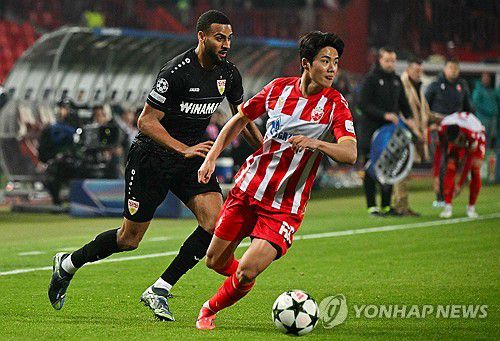 드리블하는 설영우[AFP=연합뉴스]
