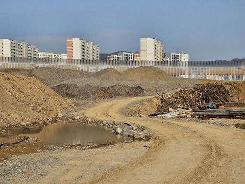 야적물질 방진덮개를 설치하지 않아 비산먼지를 발생시키는 공사장[서울시 제공. 재판매 및 DB 금지]