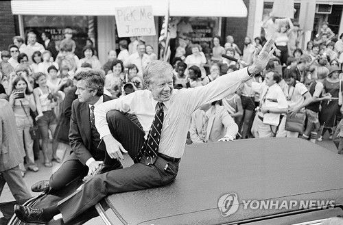 1979년 당시 카터 대통령[AP 연합뉴스 자료사진. 재판매 및 DB 금지]