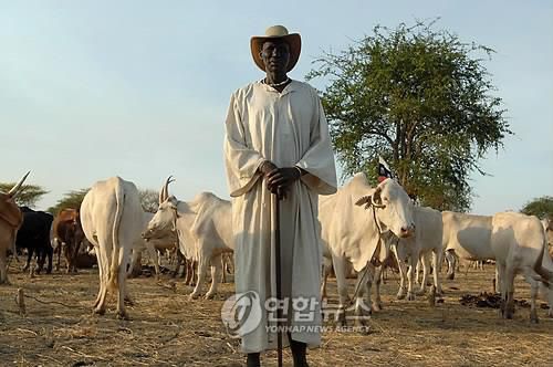 남수단의 딩카족[EPA 연합뉴스 자료사진]