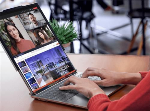 중국 레노버의 '롤러블 노트북'[레노버 홈페이지 화면 캡처. 재판매 및 DB 금지]