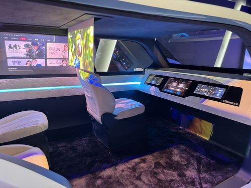 중국 하이센스 차량 내 인포테인먼트 시스템[촬영 강태우]