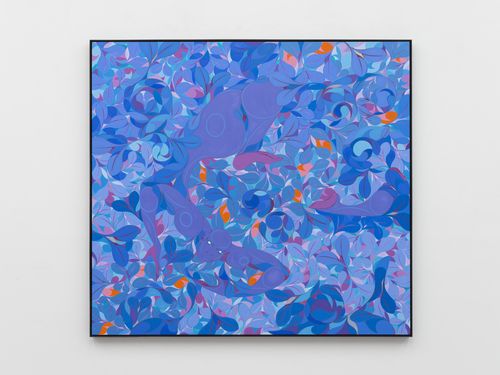 툰지 아데니-존스, Blue Violet Dive, 2024[화이트큐브 제공. 재판매 및 DB 금지]