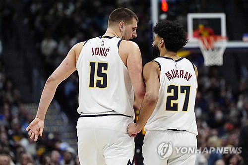 요키치(왼쪽)와 머리[Imagn Images=연합뉴스]