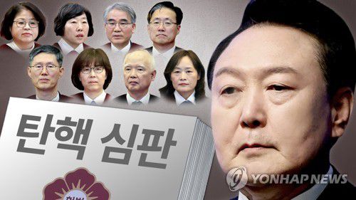 헌법재판소, 윤석열 대통령 탄핵 심판 (PG)[윤해리 제작] 사진합성·일러스트