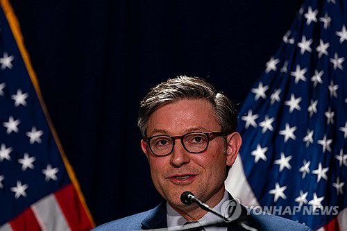 마이크 존슨 미국 하원의장[AFP 연합뉴스 자료사진. 재판매 및 DB 금지]