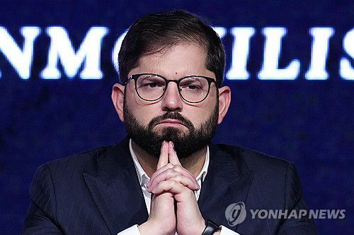 가브리엘 보리치 칠레 대통령[AP 연합뉴스 자료사진. 재판매 및 DB 금지]