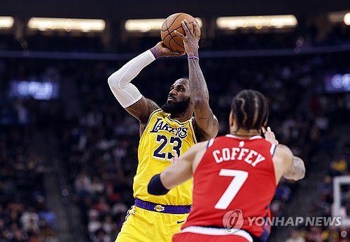 르브론 제임스[AP=연합뉴스. 재판매 및 DB 금지]