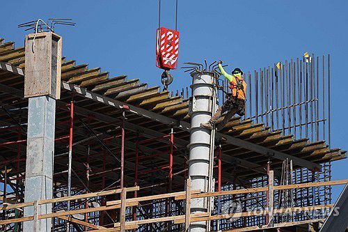 미국의 공사 현장[AFP 연합뉴스 자료사진. 재판매 및 DB 금지]