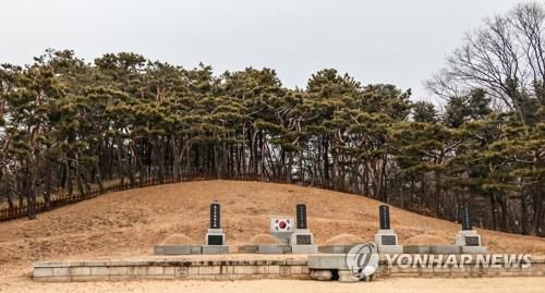 효창공원 삼의사 묘 [사진/백승렬 기자]